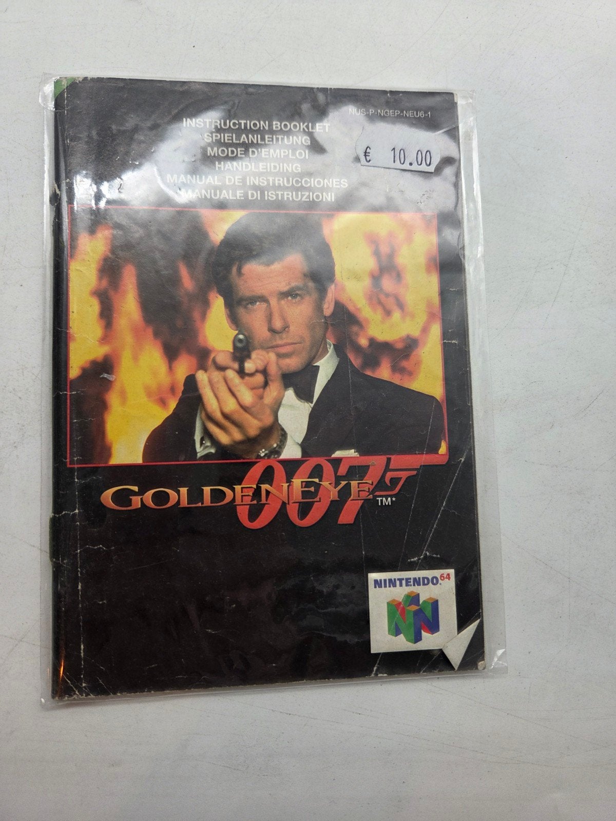 GoldenEye 007 Handleiding Nintendo 64, Spelcomputers en Games, Nintendo, Gebruikt, Shooter, Eén computer