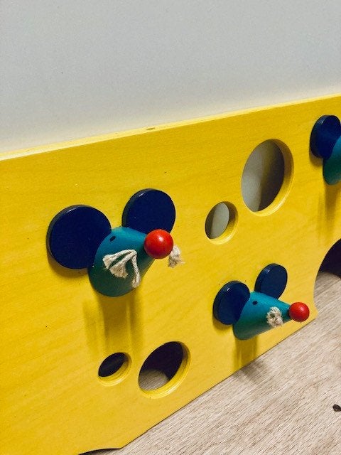 HABA massief houten kapstok Muis voor kinderen (70 cm lang), Zo goed als nieuw, Minder dan 100 cm, Hout, Ophalen