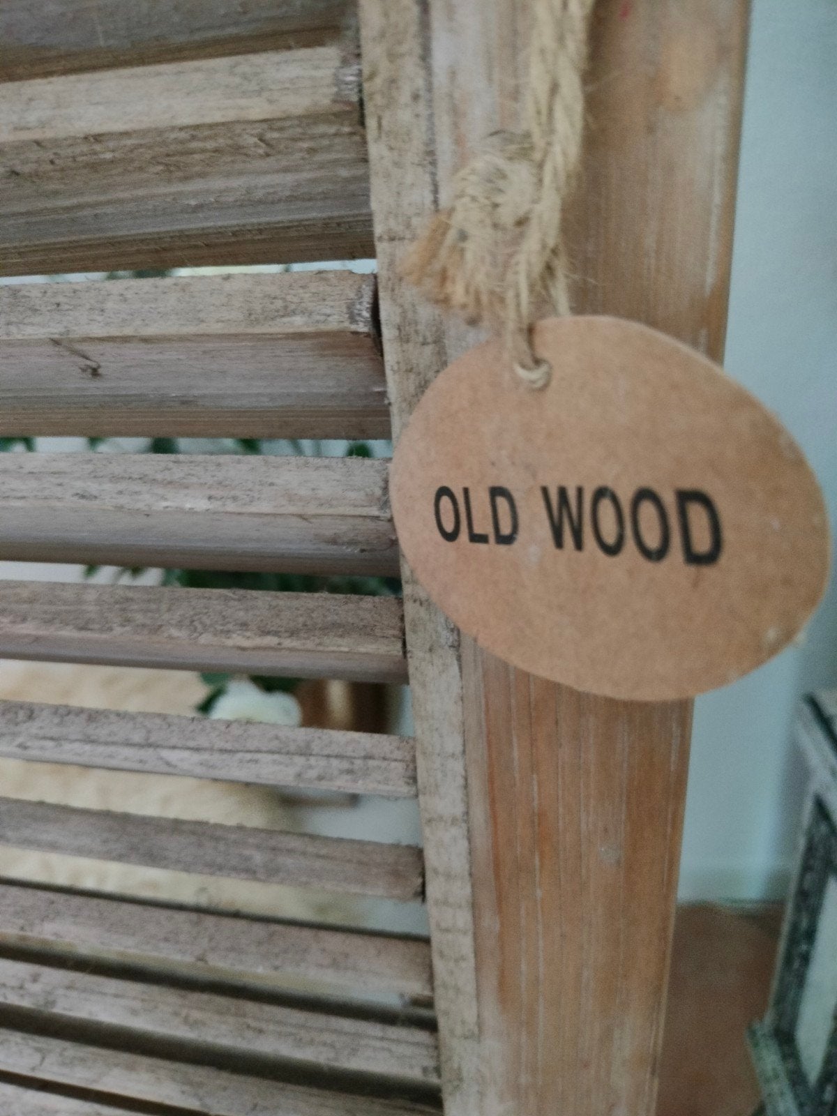 Decoratief kamerscherm van oud hout  2 stuks., Ophalen