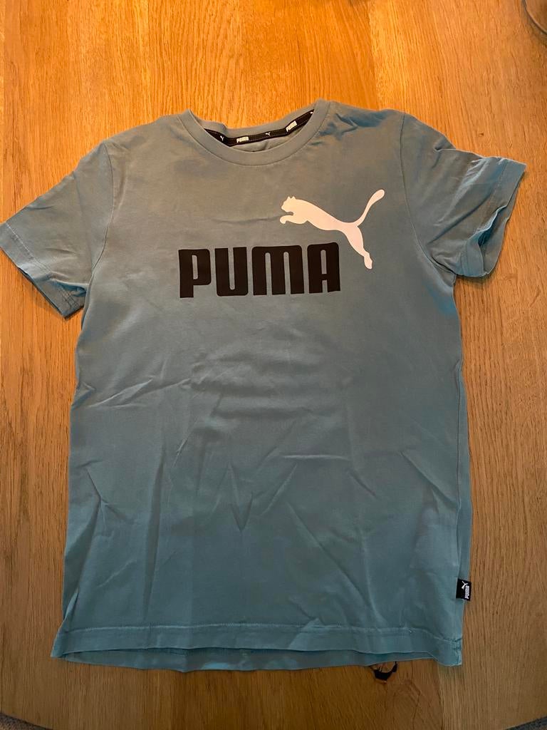 Puma Sport-Shirt Groen, Ophalen of Verzenden, Zo goed als nieuw, Maat 46 (S) of kleiner, Blauw