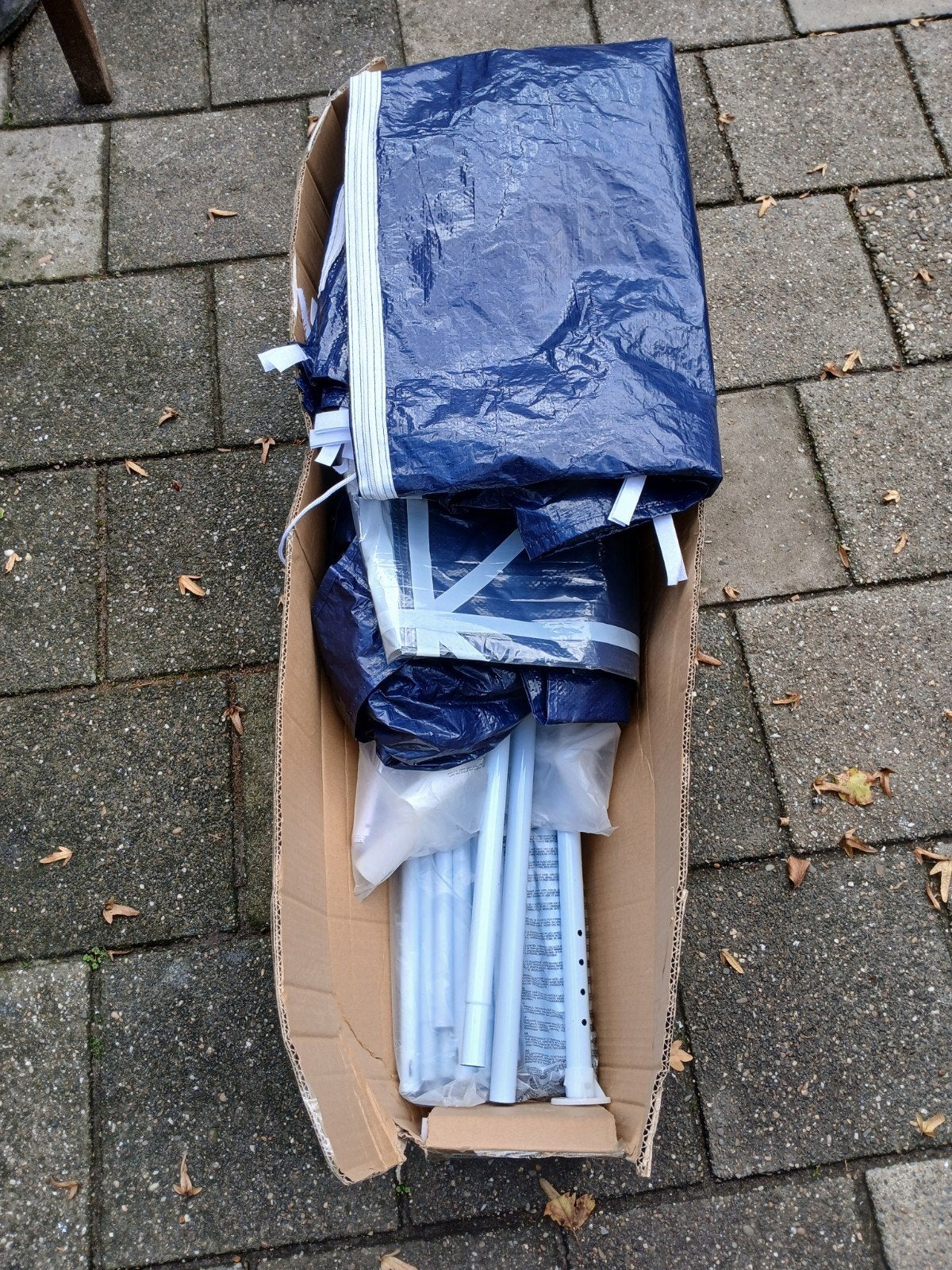 Partytent 2.5/2,5  (NIEUW) Blauw, Tuin en Terras, Ophalen, Partytent, Minder dan 4 meter, Nieuw