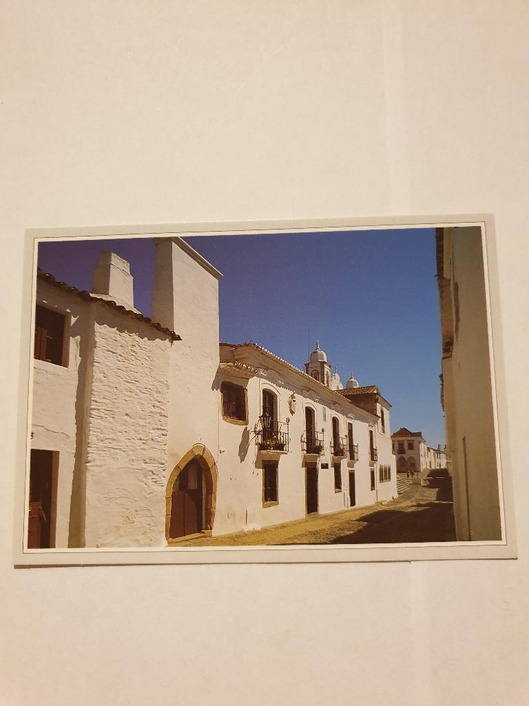 0787 portugal monsaraz parcial da rua direita, Verzenden, 1980 tot heden, Overig Europa
