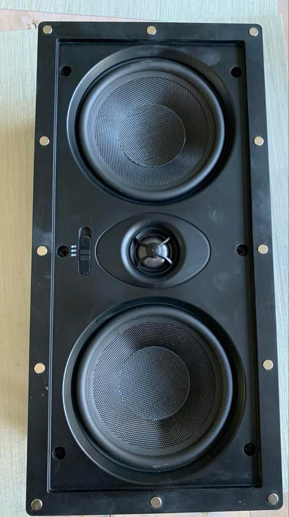 Dayton Audio ME625WTM In-Wall LCR Speaker, Overige merken, Ophalen of Verzenden, Zo goed als nieuw, 60 tot 120 watt