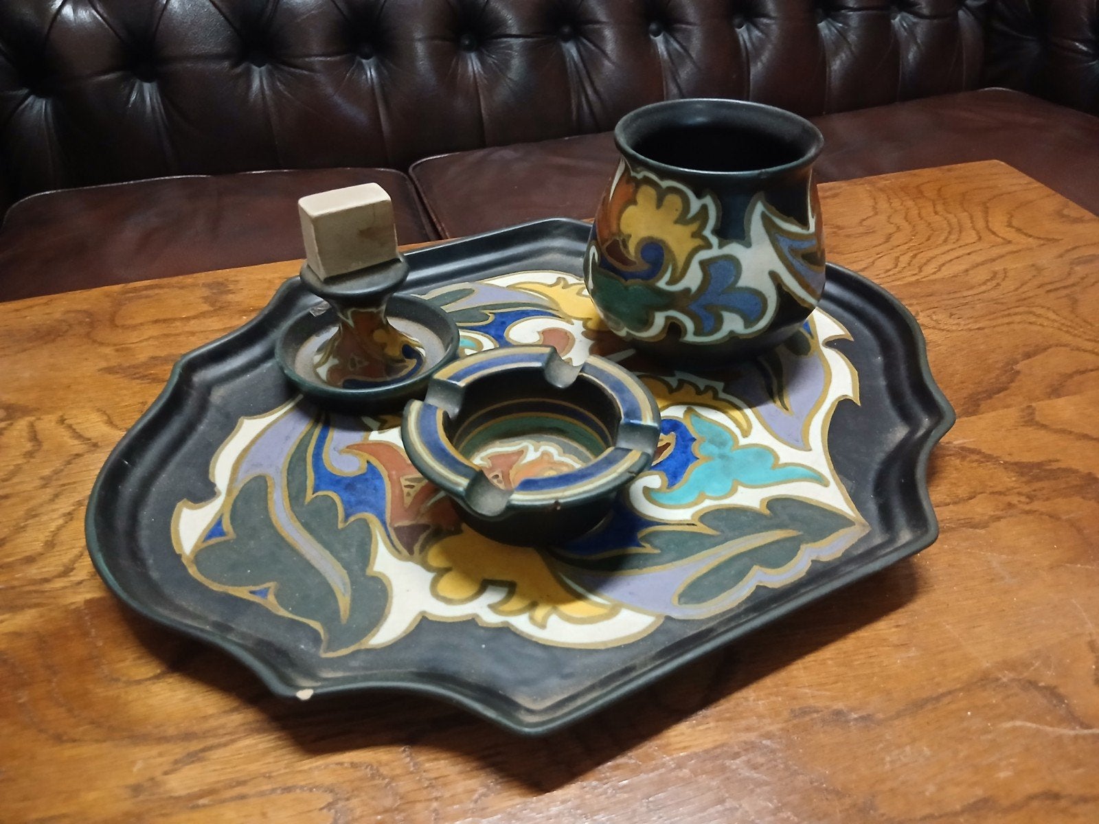 gouds plateel, Ophalen of Verzenden