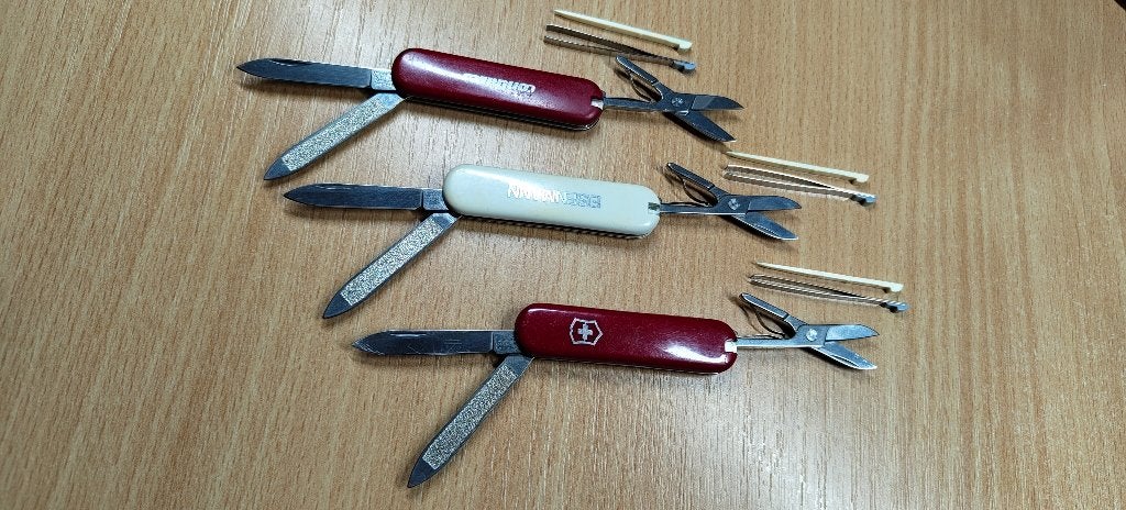 zakmes x3 Victorinox, Verzenden, Gebruikt