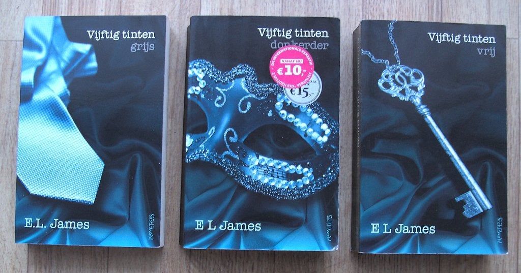 50 tinten trilogie van E.L. James - Grijs / Donkerder / Vrij, Ophalen of Verzenden, Zo goed als nieuw, E L James, Amerika