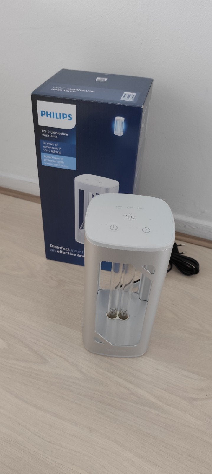 Philips UV-C Desinfectie Bureaulamp - Nieuw in doos, Ophalen of Verzenden, Nieuw, Wit, Philips