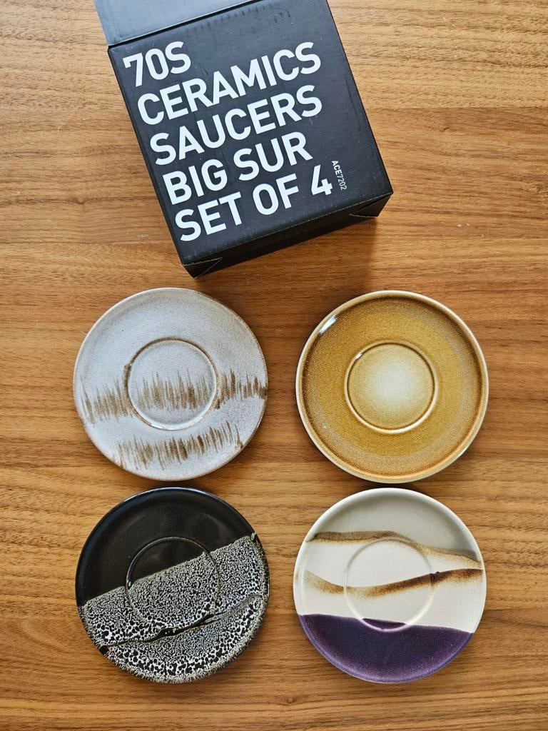 HK living 70's Big Sur schoteltjes (set van 4), Huis en Inrichting, Keuken | Servies, Ophalen, Keramiek, Nieuw, Overige stijlen