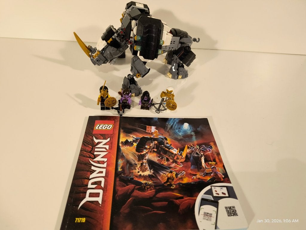 LEGO Ninjago 71719 Zane's Mino Creature, Lego, Ophalen of Verzenden, Zo goed als nieuw, Compleet