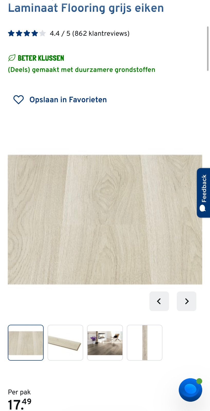 2 new packs of laminate flooring, Ophalen, Nieuw, Laminaat