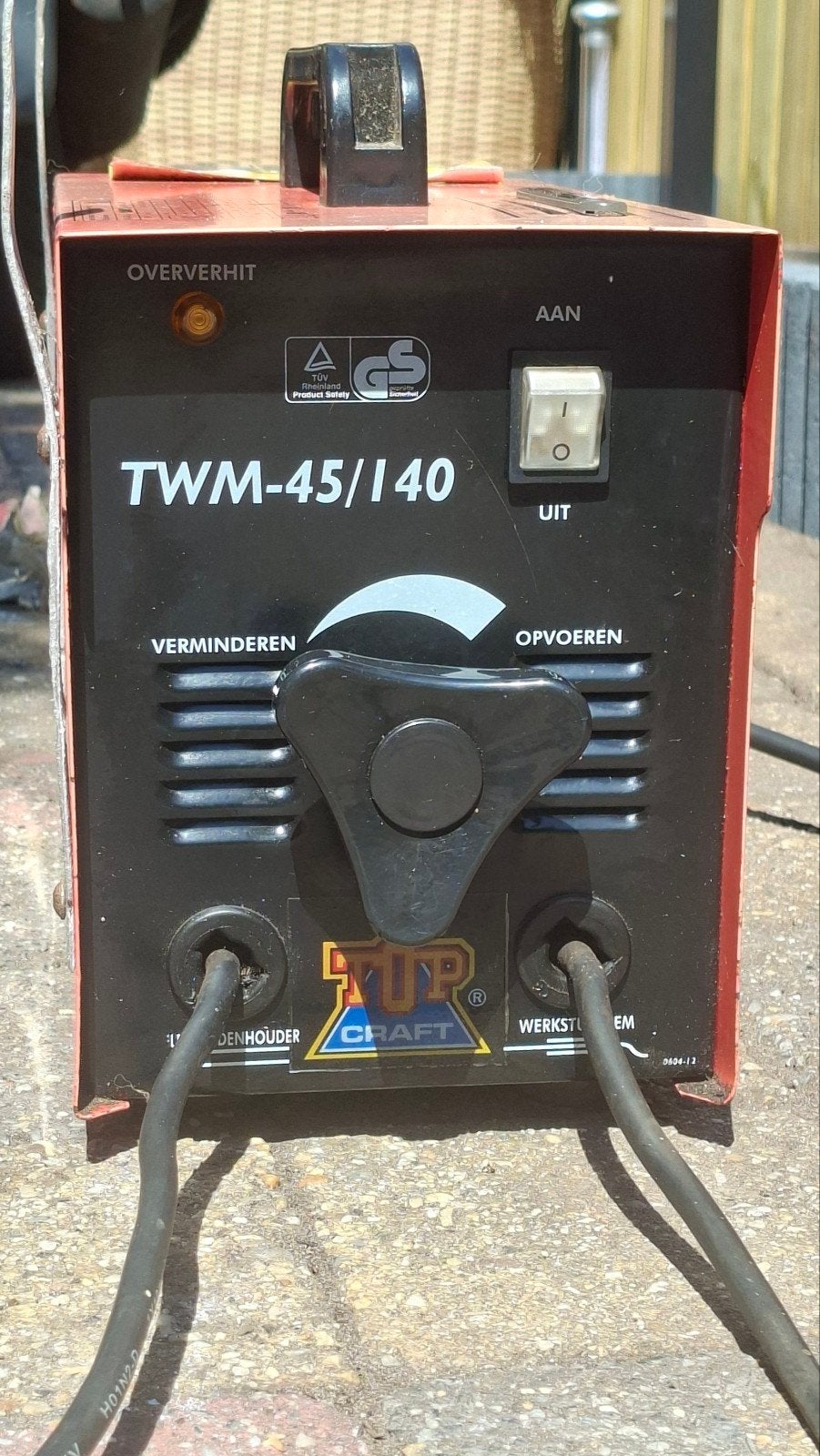 TWM-45/140 Lasapparaat – Werkend – Inclusief accessoires, Ophalen, Gebruikt, Minder dan 150 ampère, Elektroden