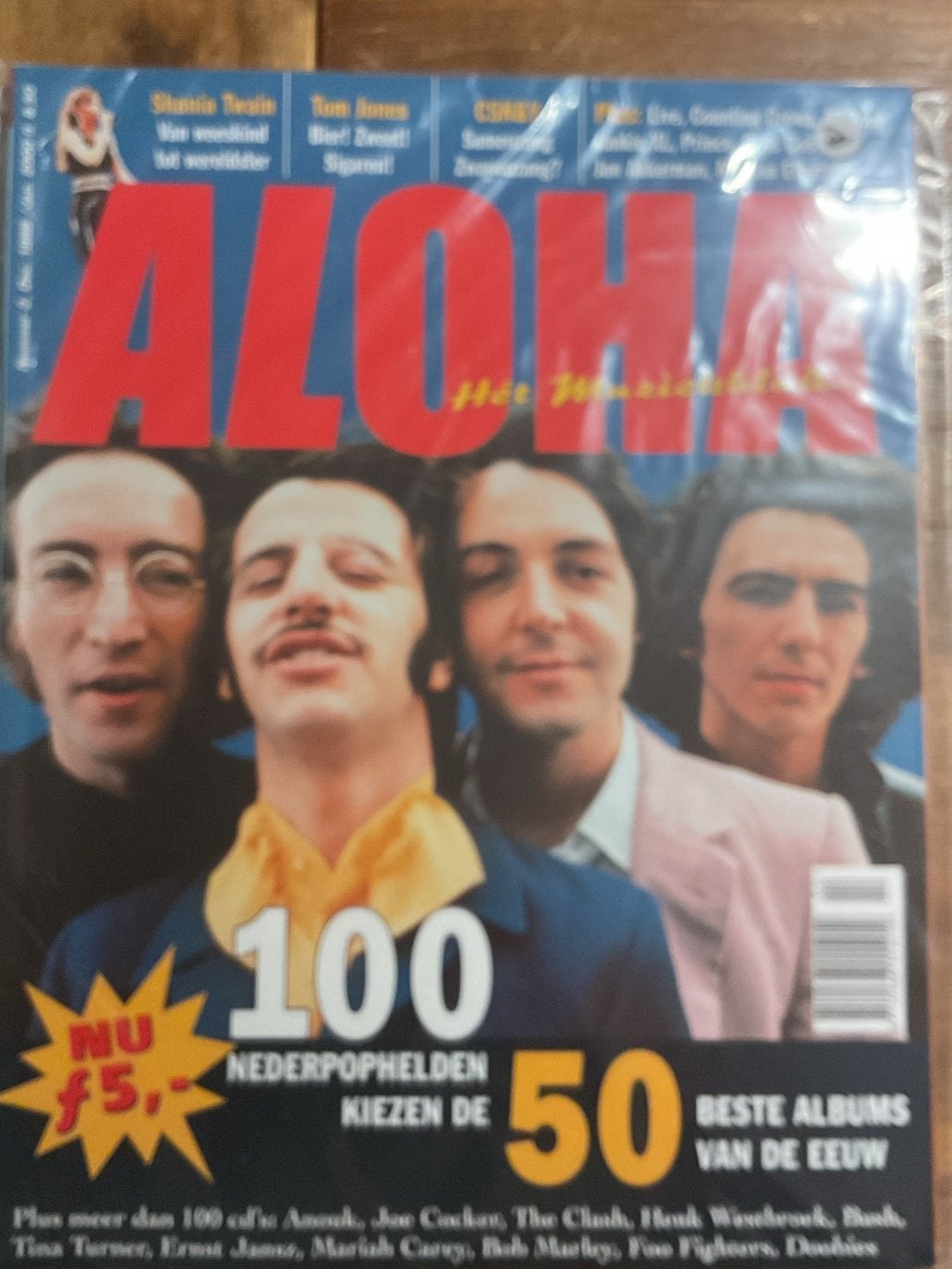 Aloha Muziekblad - 100 Nederpophelden & 50 Beste Albums, Verzenden, Gelezen, Muziek, Film of Tv