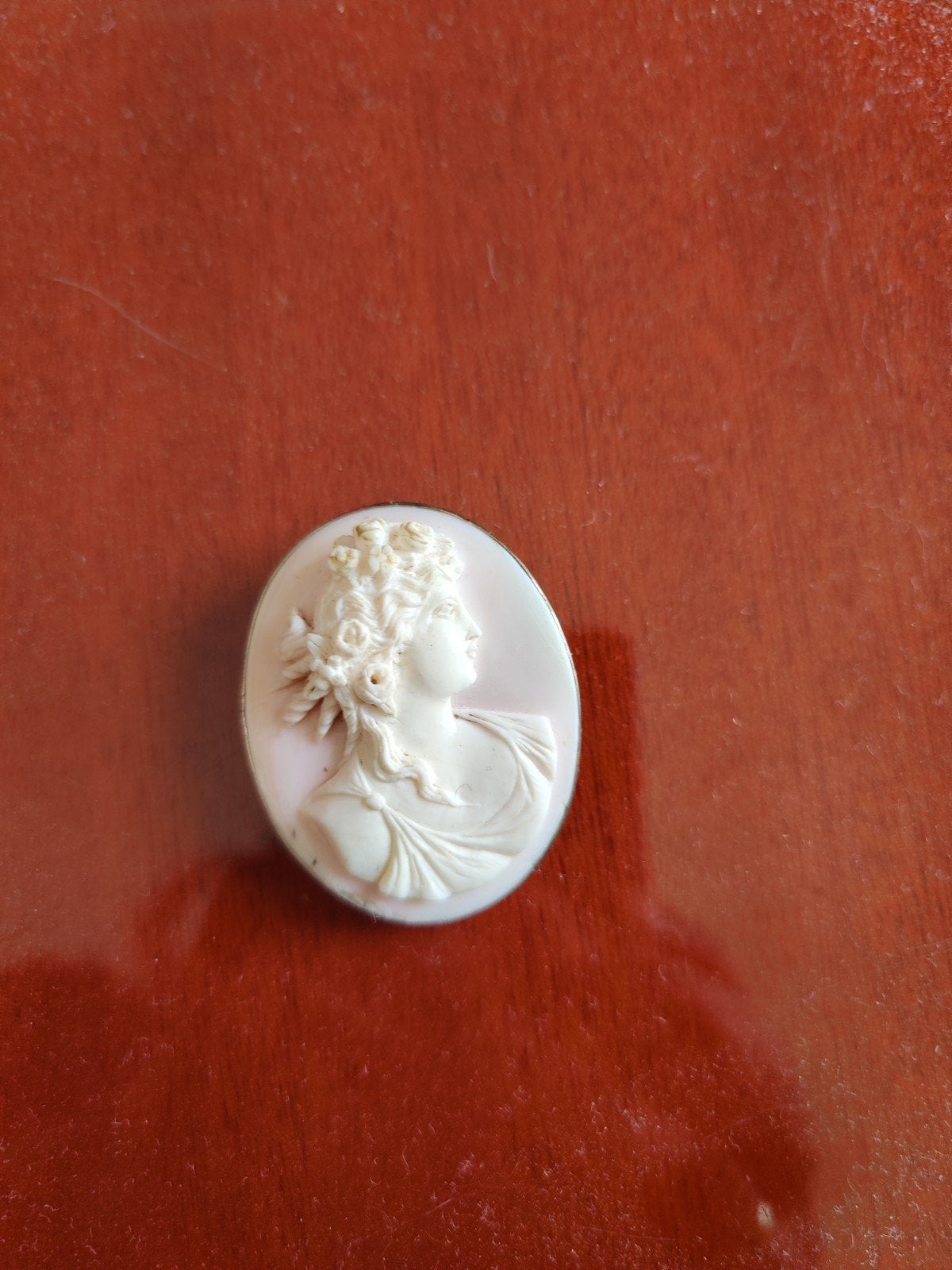 Mooie antieke camere met vergulde rand., Ophalen of Verzenden, Goud