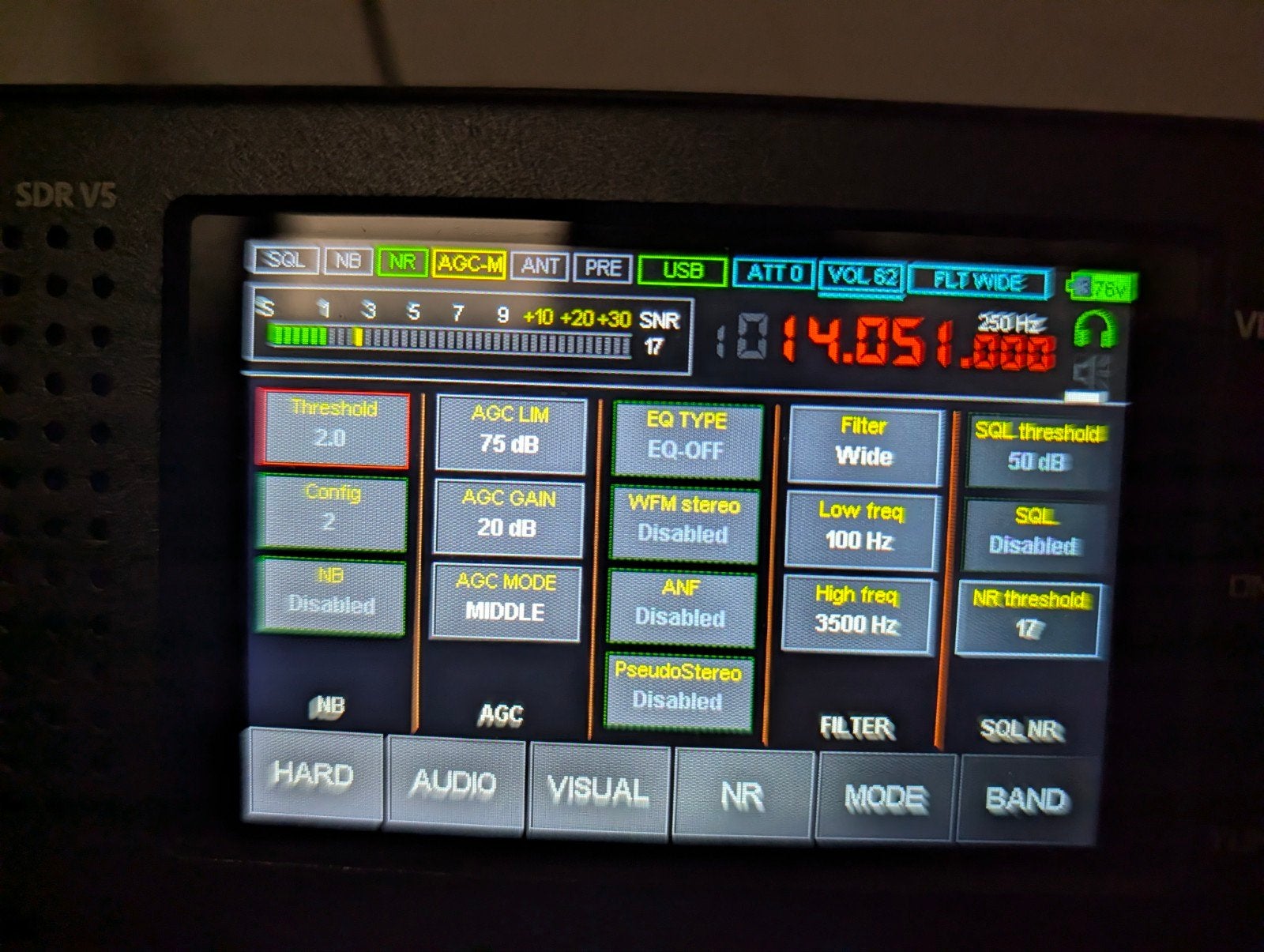 Malachite V5 DSP SDR Ontvanger Wereldontvanger, Telecommunicatie, Ophalen of Verzenden, Gebruikt, 500 kanalen of meer
