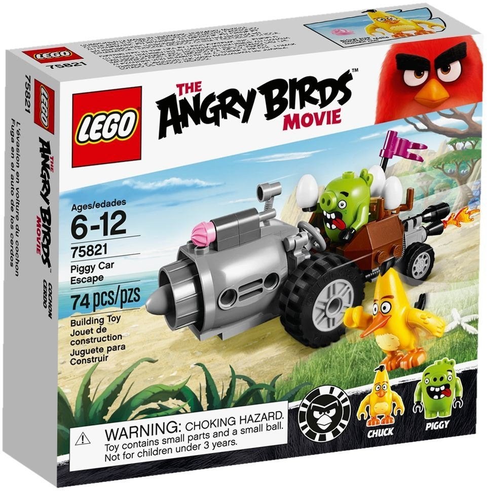 75821 - Angry Birds: Piggy Car Escape, Kinderen en Baby's, Hello@support.lego.com, Lego, Nieuw, Ophalen of Verzenden