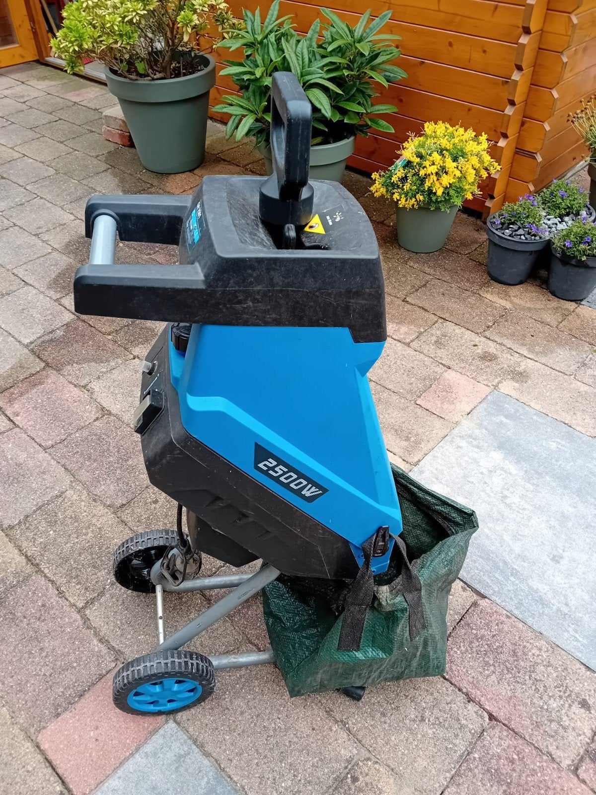 Güde shredder 2500, Ophalen, Gebruikt