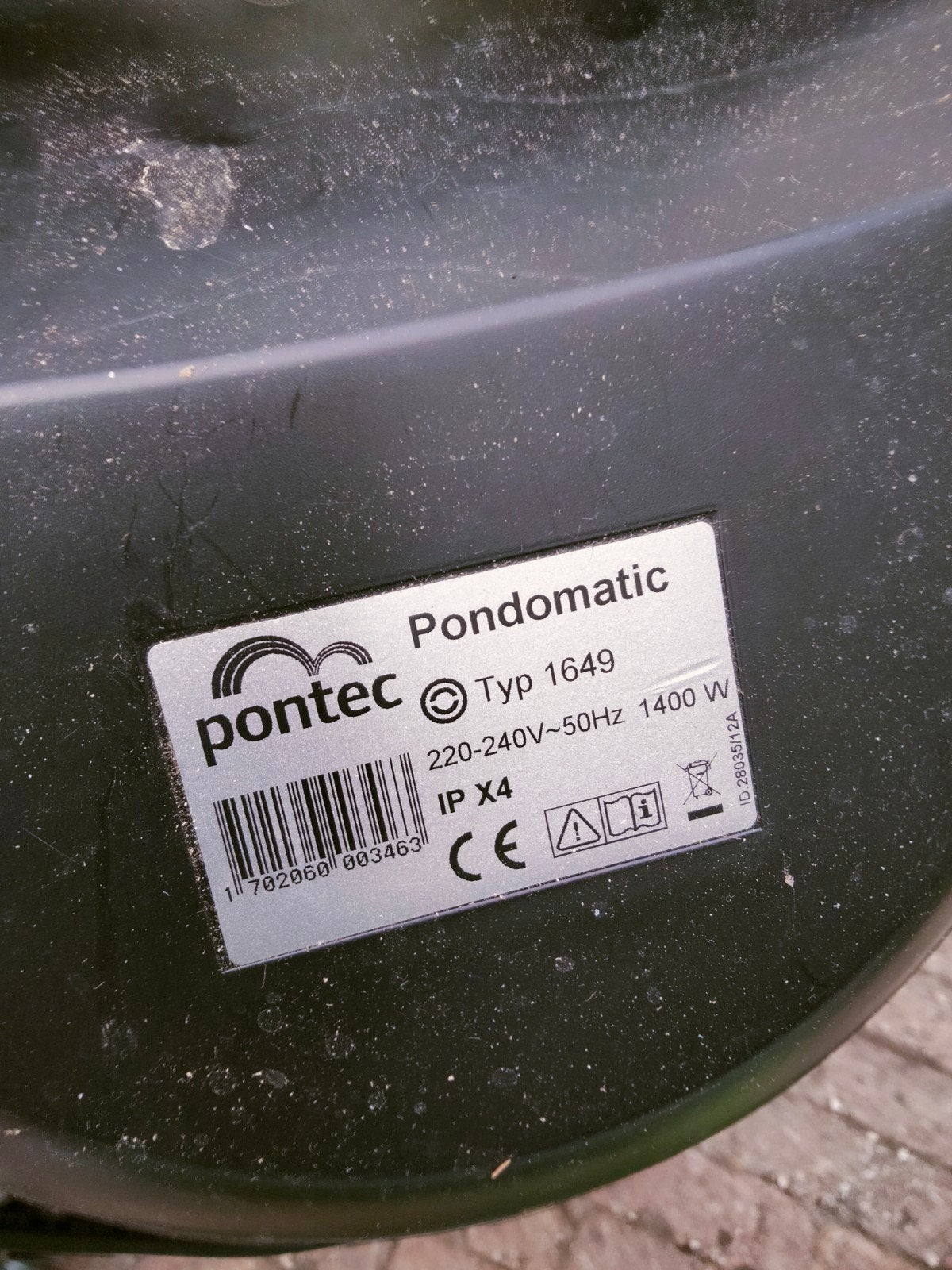 Pontec Pondomatic Vijverstofzuiger - Type 1649, Ophalen of Verzenden