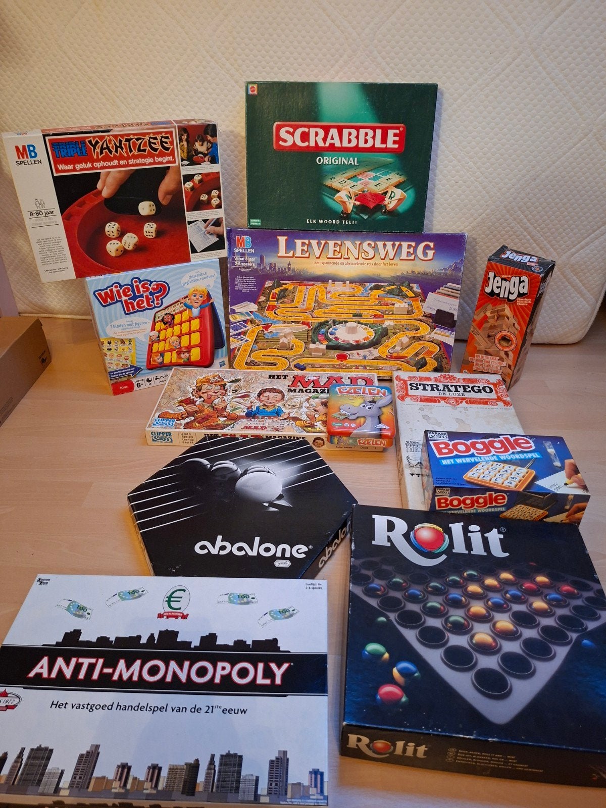 Prachtige set spellen  - bordspellen, Hobby en Vrije tijd, Gezelschapsspellen | Bordspellen, Ophalen of Verzenden
