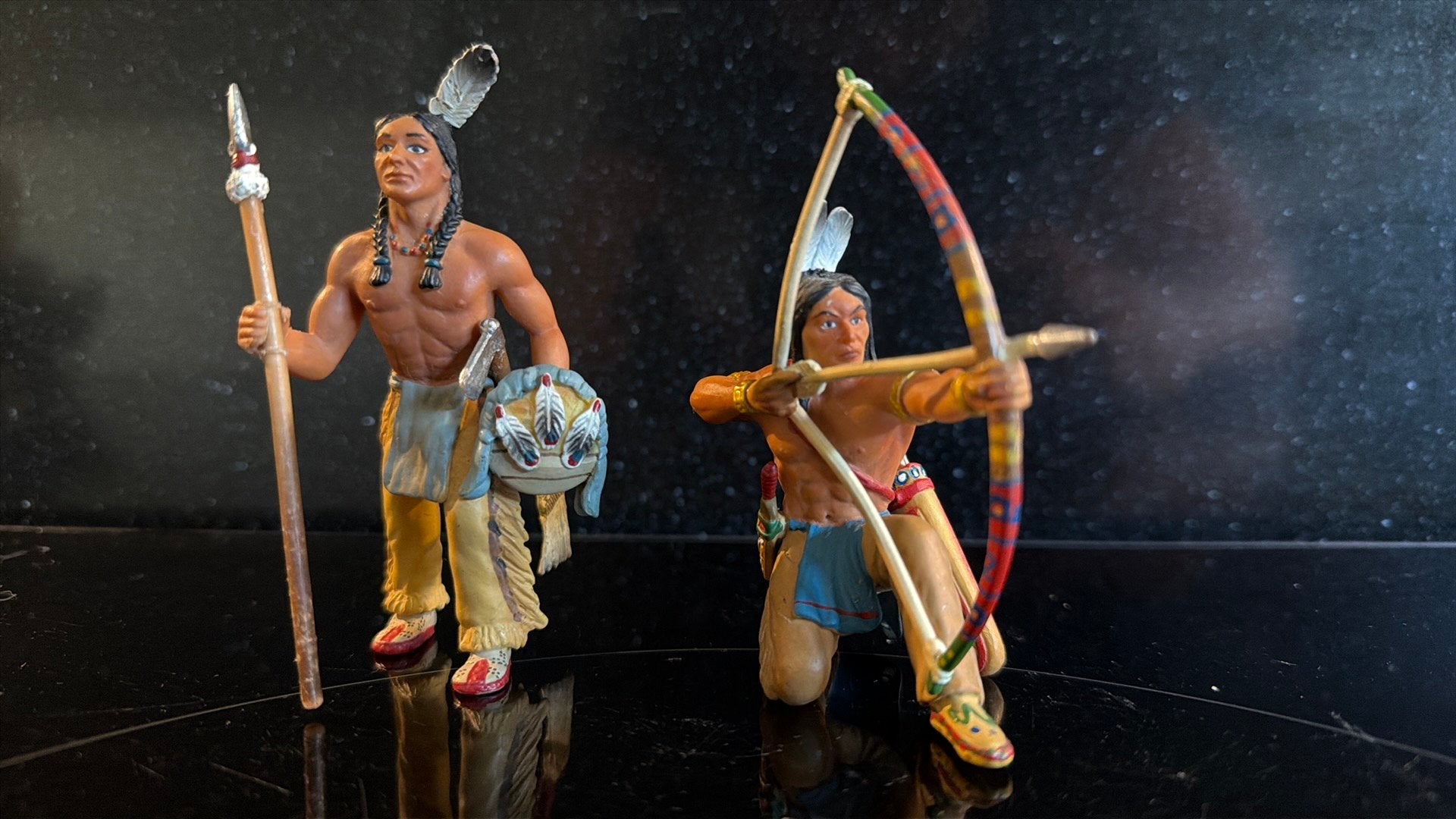 Schleich Wild West: Sioux Strijders, Ophalen of Verzenden, Zo goed als nieuw