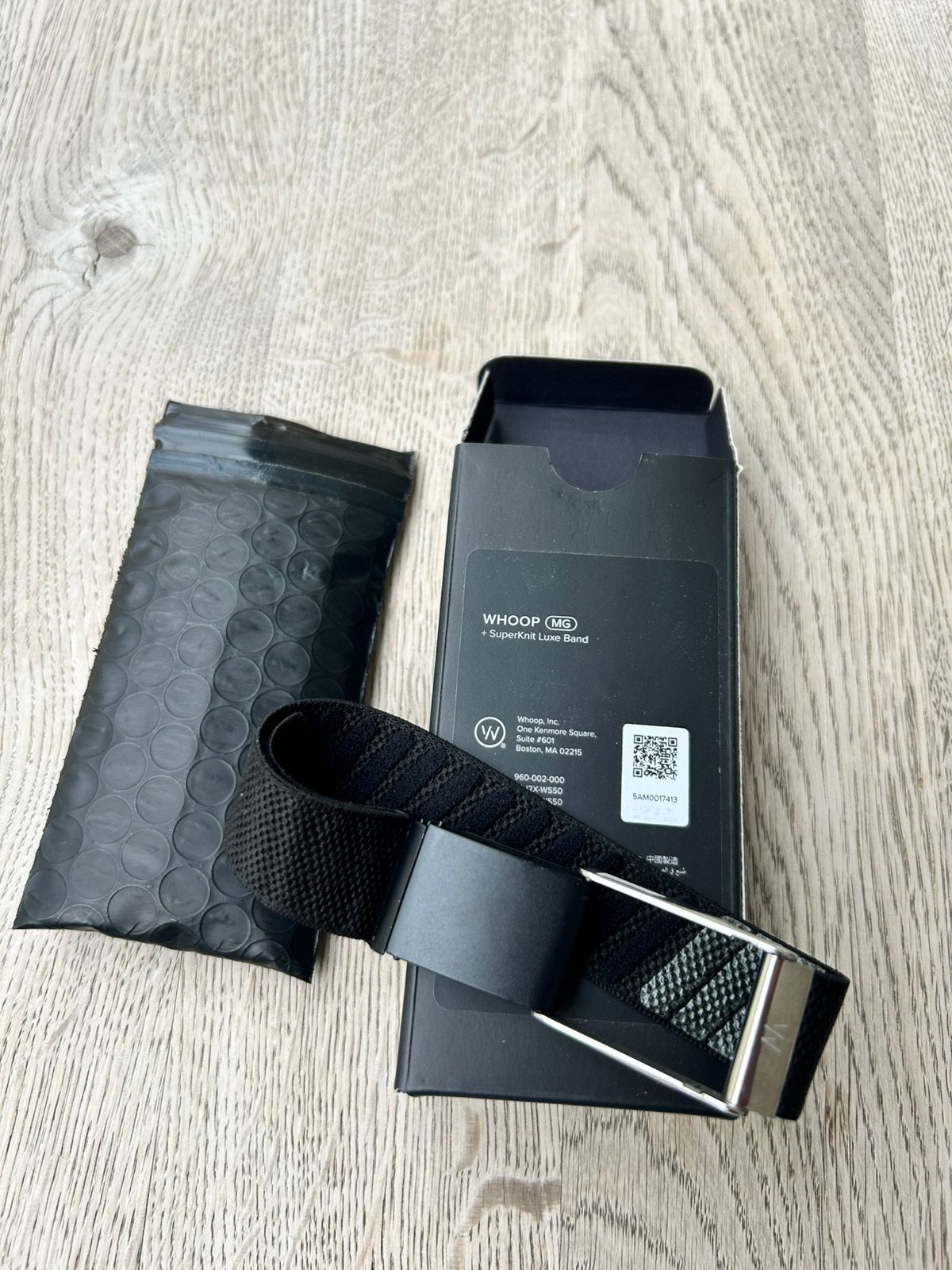 Zgan Whoop MG inclusief superknit bandje, Ophalen of Verzenden, Zo goed als nieuw, Zwart, Android