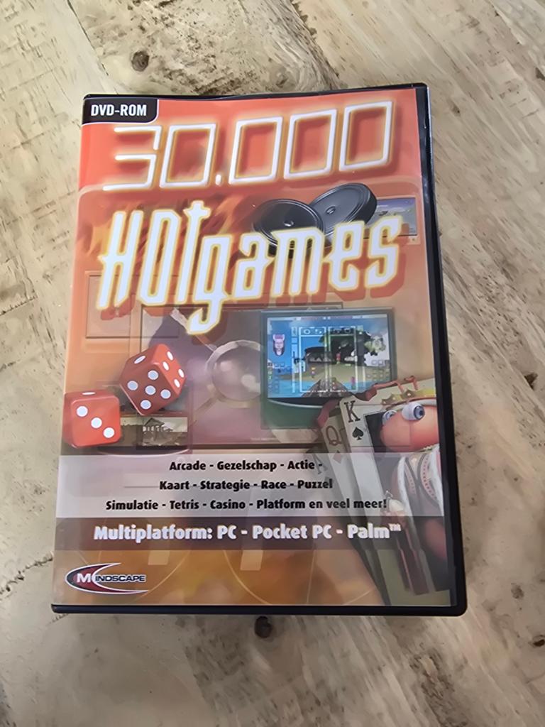 30.000 Hotgames DVD-ROM voor PC, Pocket PC en Palm, Gebruikt, Overige genres, 1 speler, Ophalen of Verzenden