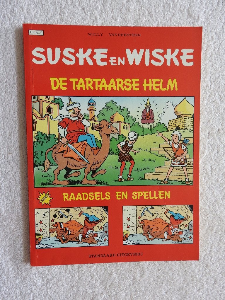 Suske en Wiske: De Tartaarse Helm (114 Plus), Willy Vandersteen, Eén stripboek, Ophalen of Verzenden, Zo goed als nieuw