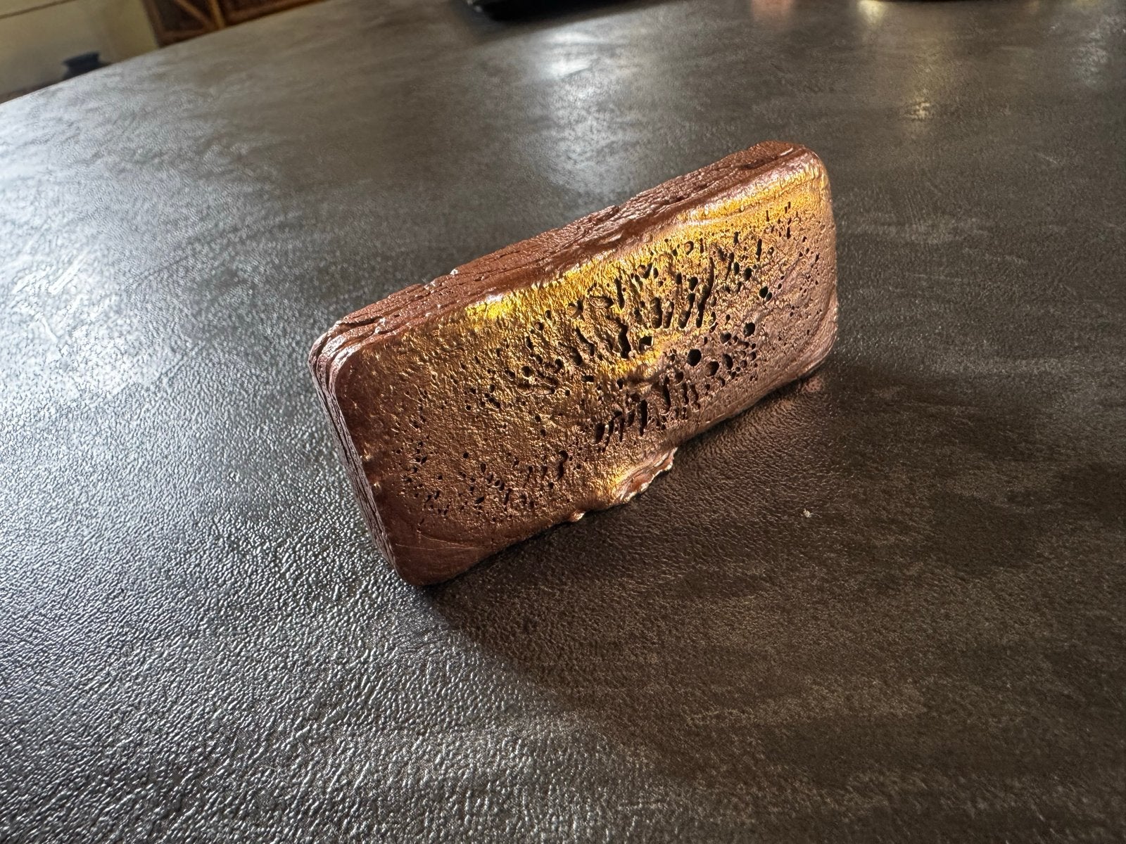 Koper bar puur zelf gegoten (396gr.), Ophalen of Verzenden, Nieuw