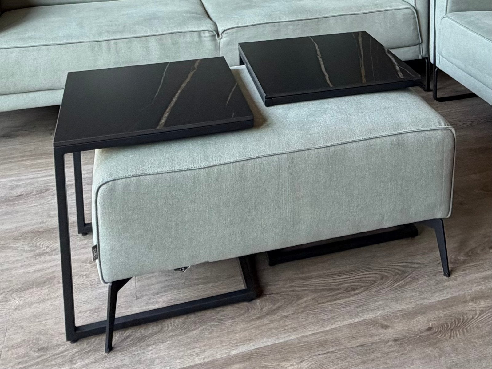 Hocker als salontafel, Ophalen, Gebruikt, Rechthoekig