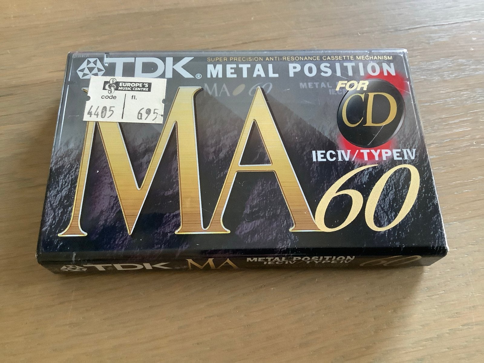 TDK MA 60 Metal Position Cassettebandje Nieuw in verpakking, Cd's en Dvd's, Cassettebandjes, Nieuw in verpakking, Onbespeeld, Overige genres