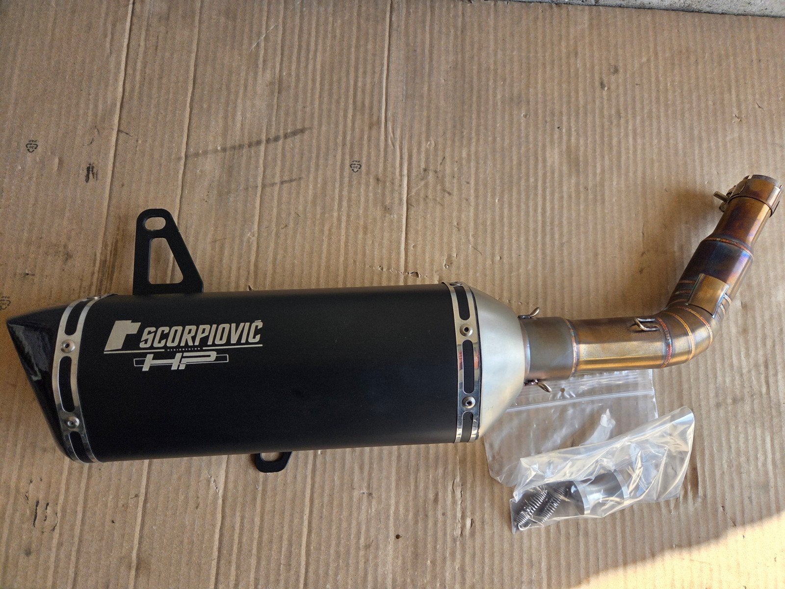 Scorpiovic HP uitlaat voor Vespa GTS 300, Fietsen en Brommers, Ophalen of Verzenden, Gebruikt