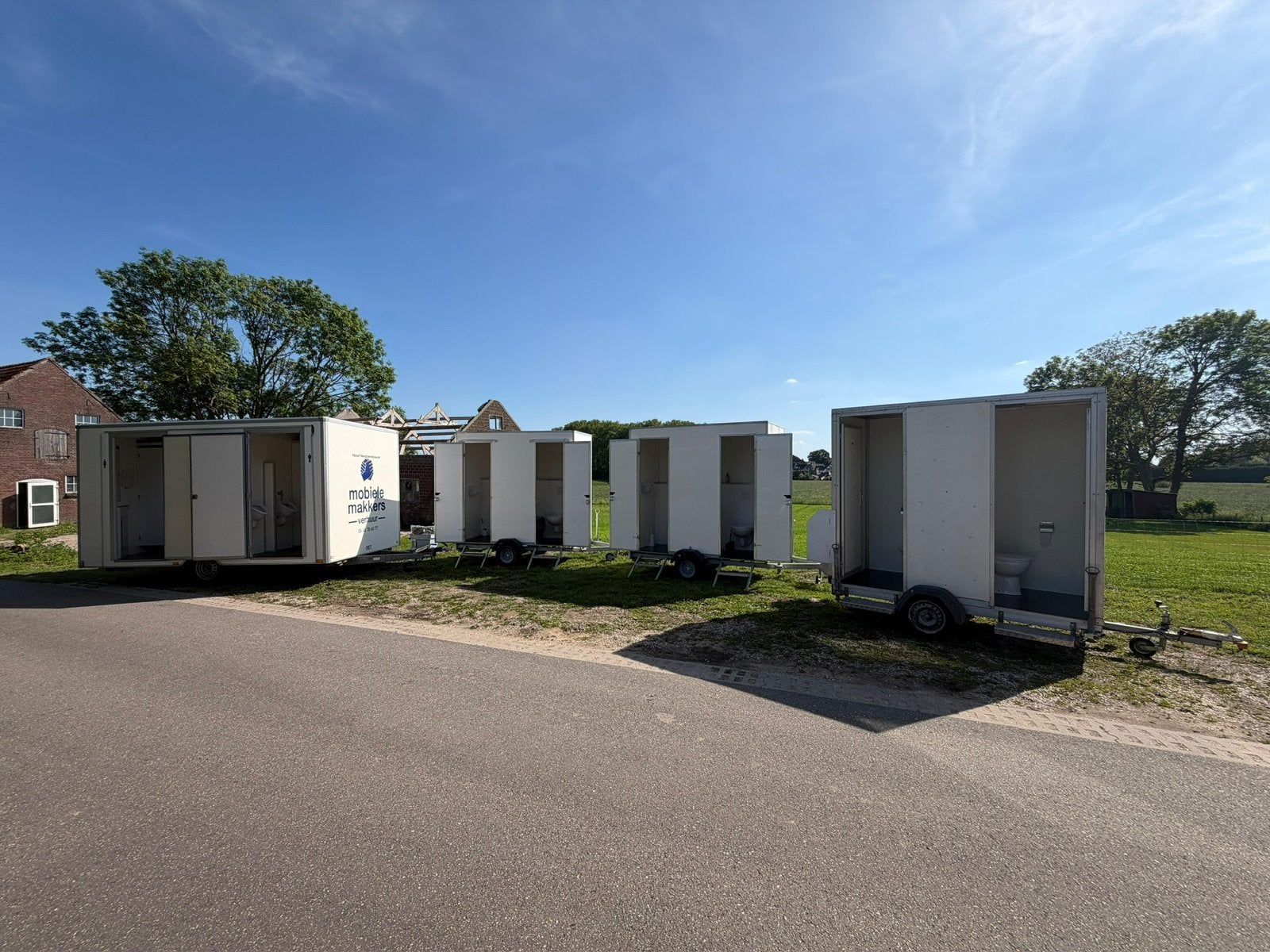 Toiletwagen WC Wagen Toilet wagen sanitair wagen huren, Ophalen of Verzenden, Zo goed als nieuw, Overige
