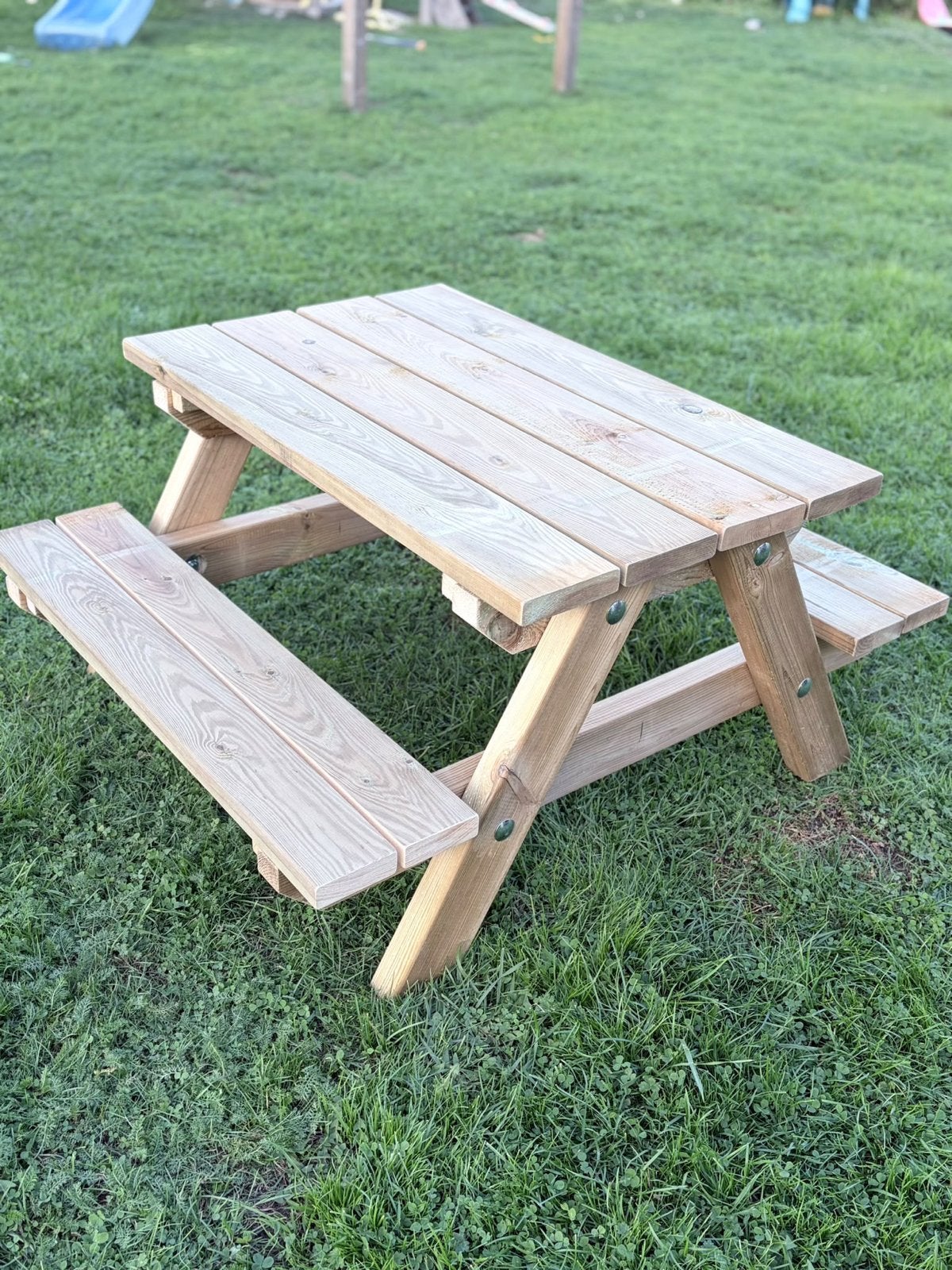 kinderpicknicktafel, Nieuw, Rechthoekig, Hout, Ophalen