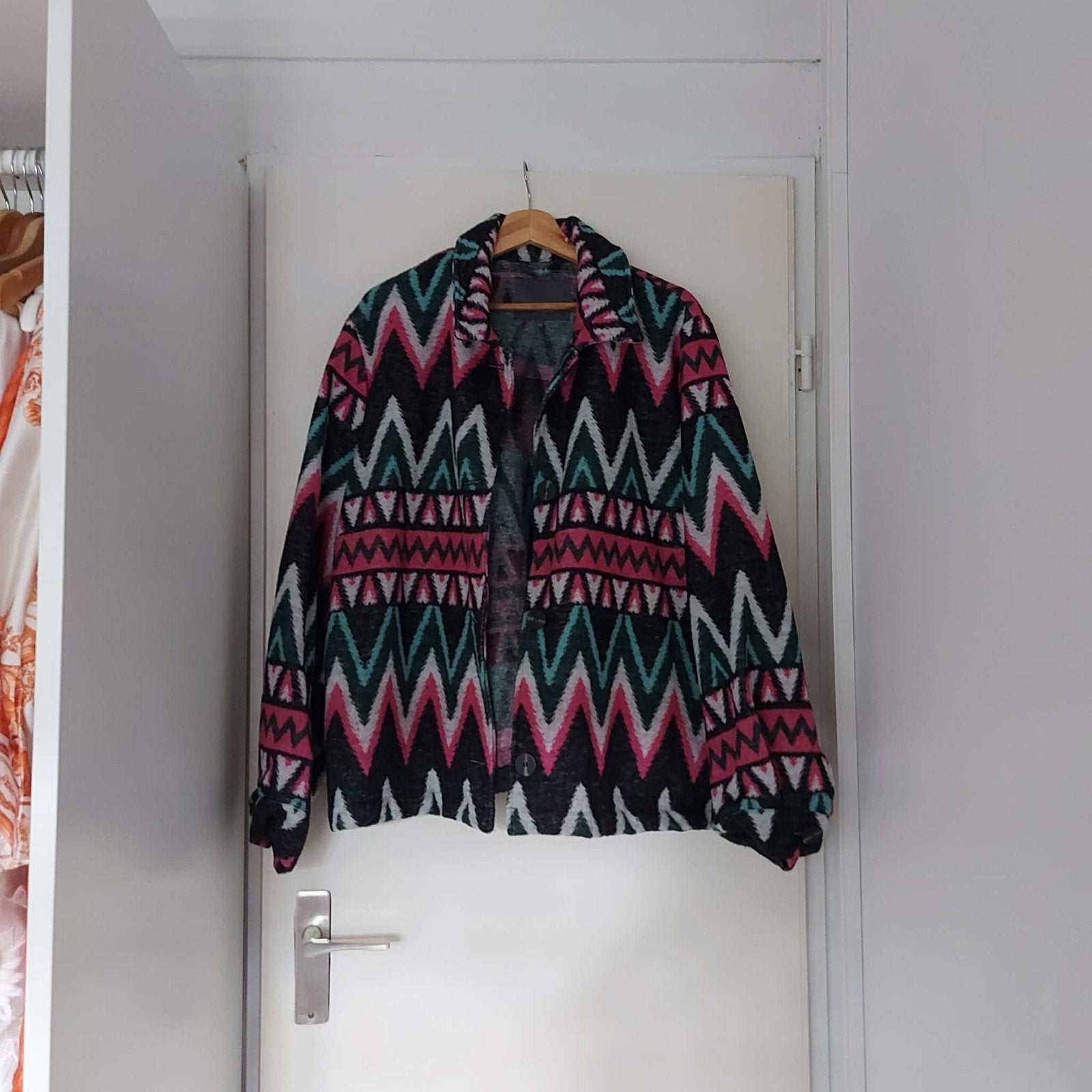 Only Carmakoma jas met zigzagpatroon, Meerkleurig, Maat 46/48 (XL) of groter, Ophalen of Verzenden, Zo goed als nieuw