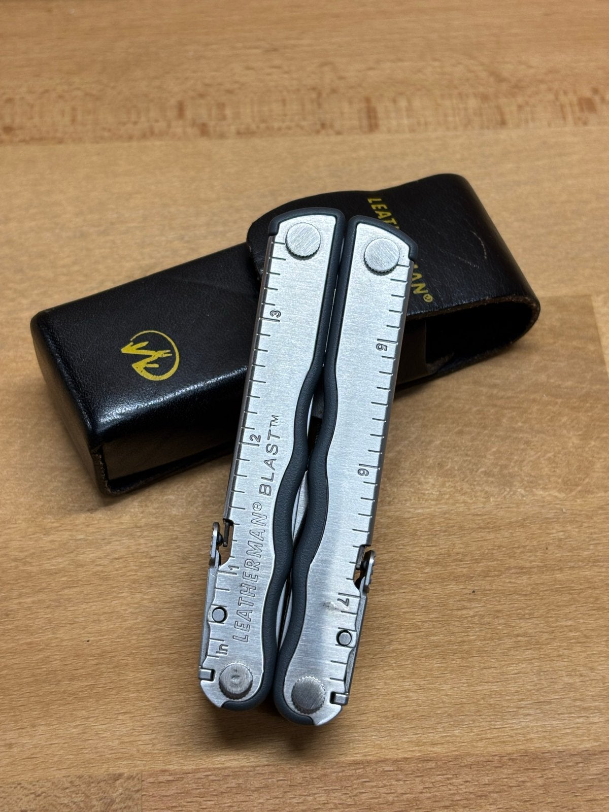 Leatherman Blast Multitool met Leren Hoes, Ophalen of Verzenden, Zo goed als nieuw