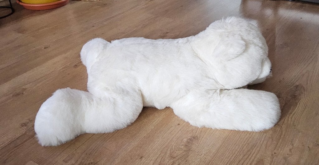 Knuffel Ijsbeer (65x40cm), Ophalen, IKEA, Beer, Zo goed als nieuw