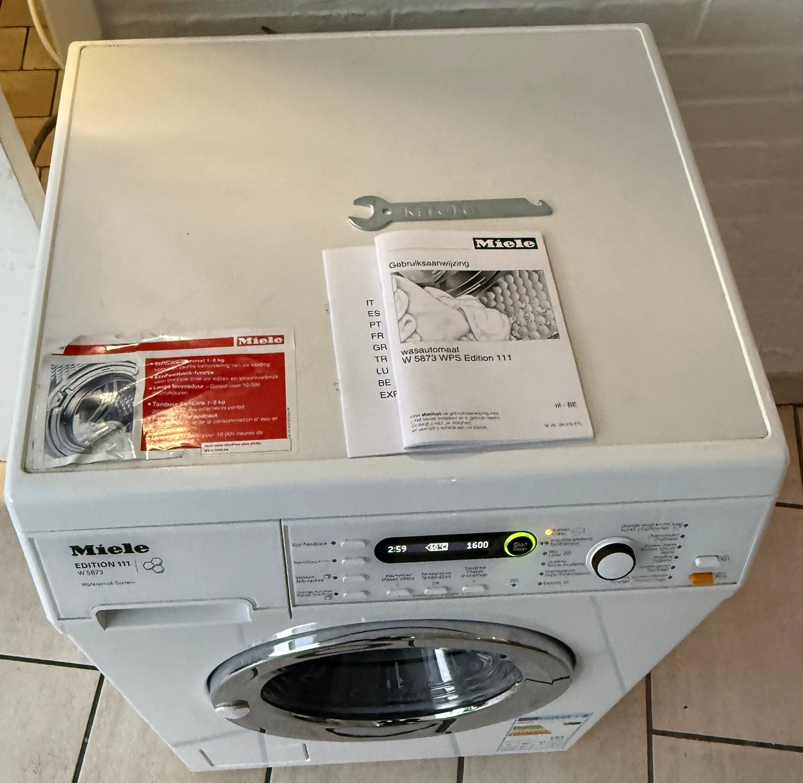 Foto 14 van Miele 8Kilo-1600toeren A+++ energieverbruik in topstaat