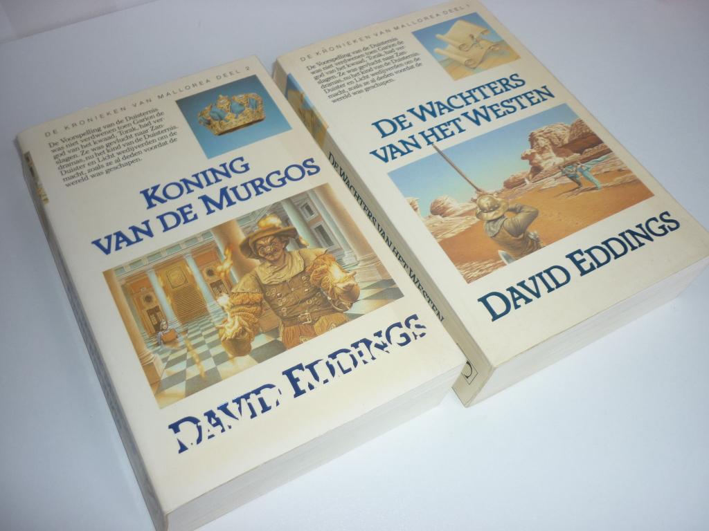 David Eddings: Kronieken van Mallorea (deel 1 en 2), Boeken, Science fiction, Gelezen, Ophalen of Verzenden