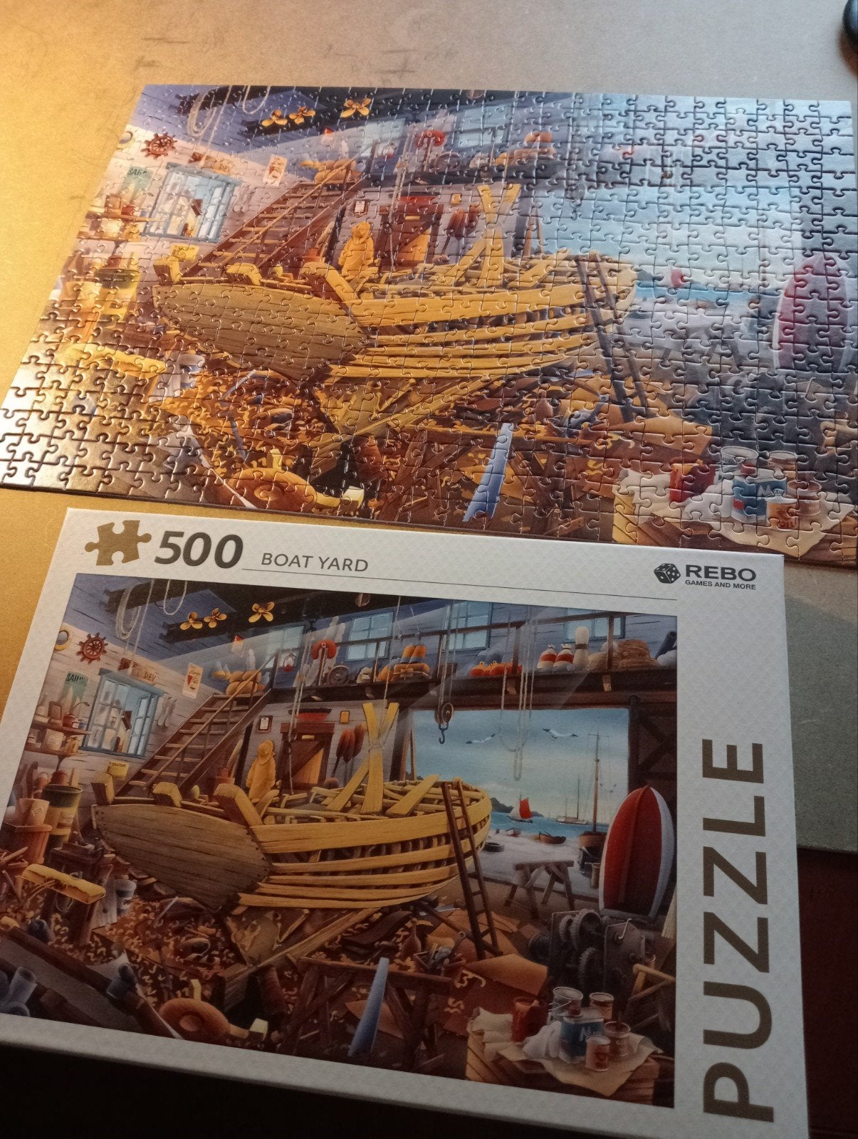partij puzzels, Ophalen, 500 t/m 1500 stukjes