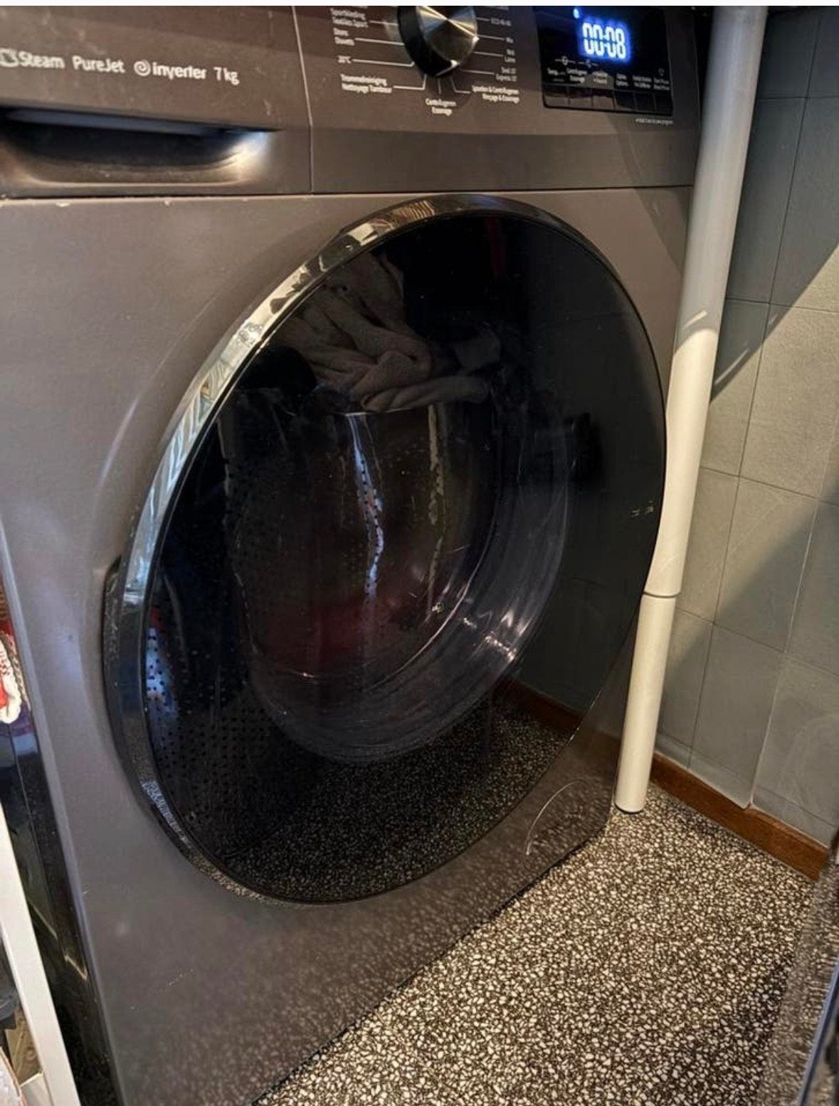 Everglades EVWM71402AG Wasmachine 7kg A-label, Ophalen, Gebruikt, 85 tot 90 cm, 1200 tot 1600 toeren
