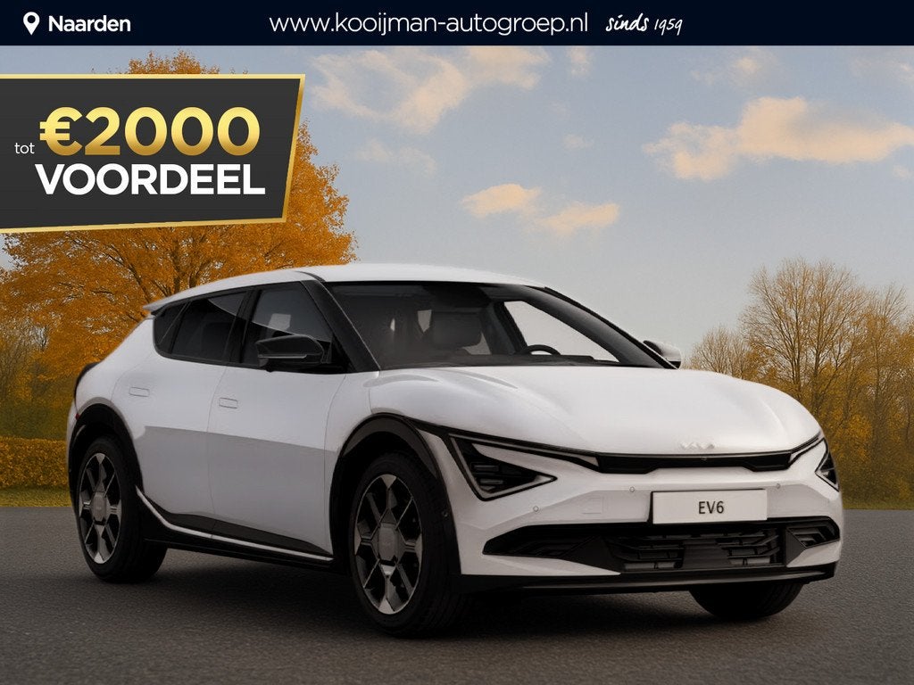 Kia EV6 Light Edition 63 kWh Nu €2.000,- voordeel! Nu tijd