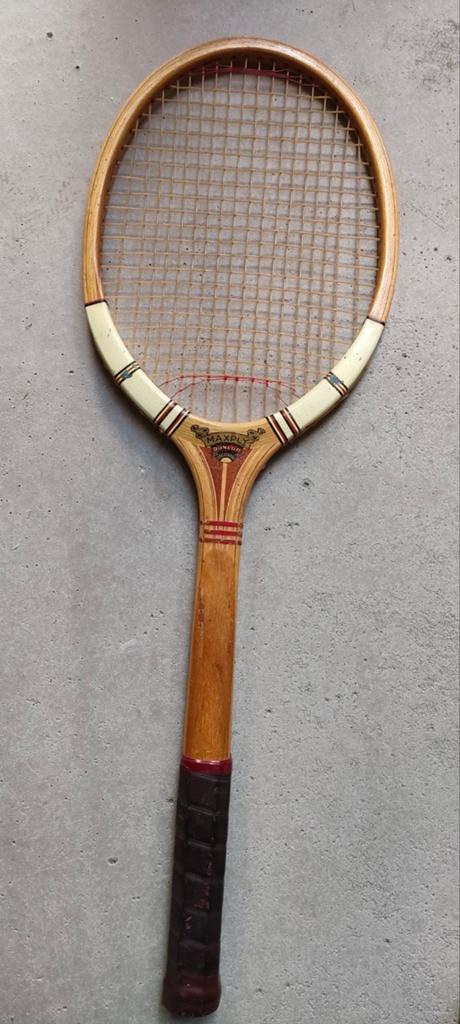 Vintage Dunlop Maxply tennisracket, Sport en Fitness, Tennis, Ophalen of Verzenden, Gebruikt, Racket, Dunlop