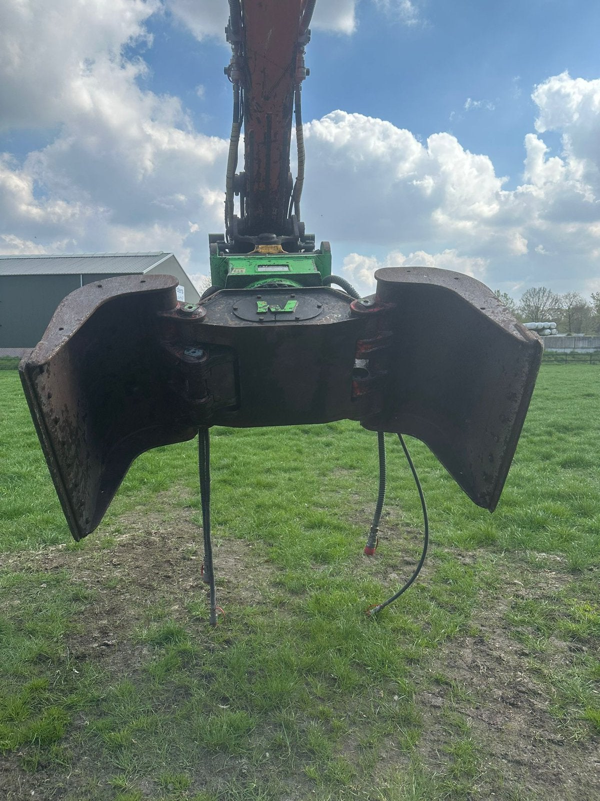 Verkocht  sorteergrijper verachtert cw 30, Zakelijke goederen, Machines en Bouw | Kranen en Graafmachines, Ophalen, Graafmachine