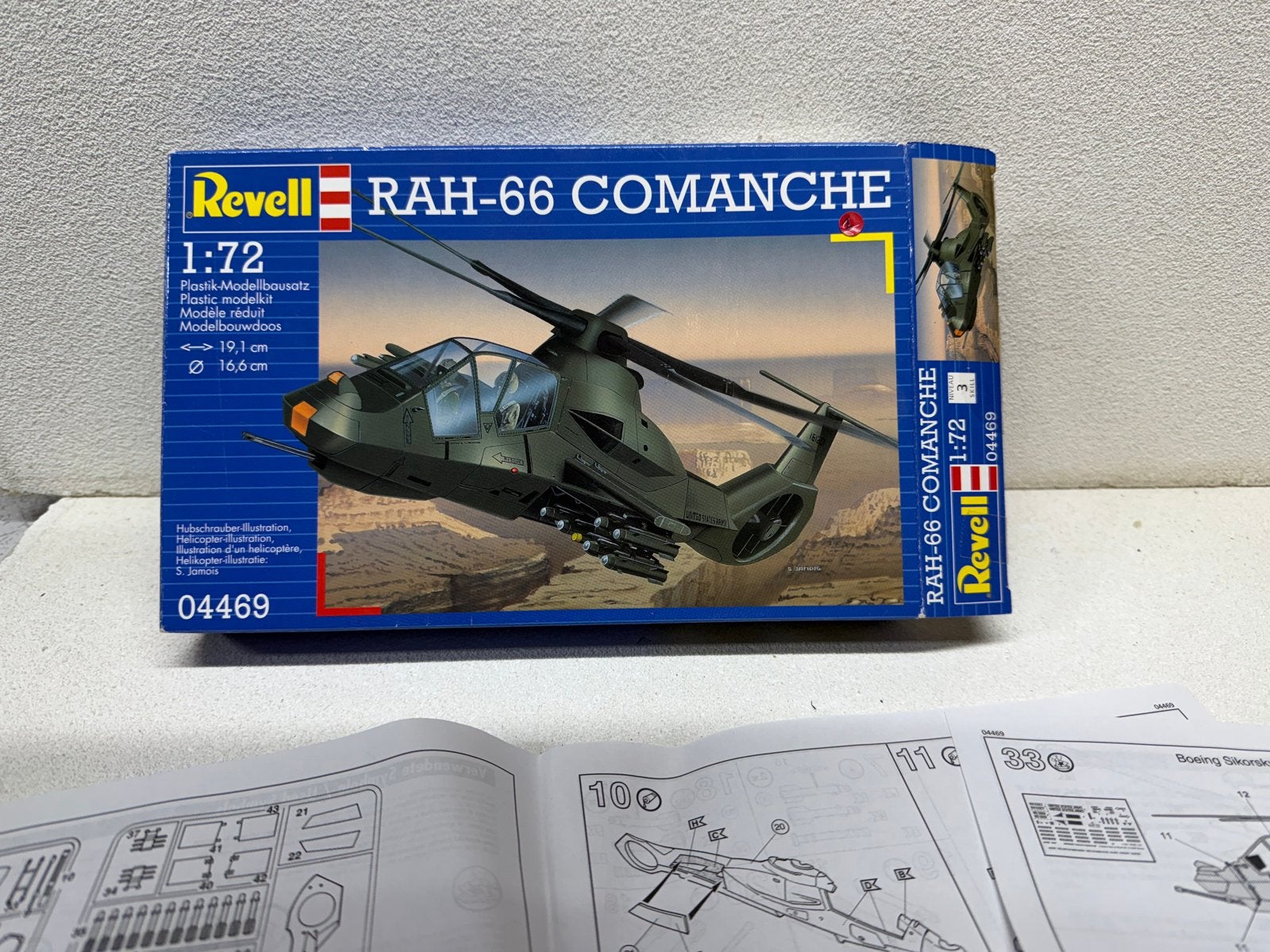 Revell RAH-66 Comanche Modelbouwdoos (Lege doos en beschrijv, 1:72 tot 1:144, Gebruikt, Ophalen of Verzenden, Revell