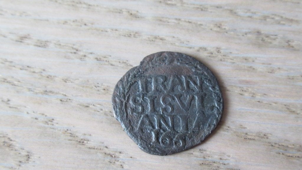 Zilveren 1 stuiver Transivlania 1665 / bodemvondst, Postzegels en Munten, Munten | Nederland, Vóór koninkrijk, Zilver, Losse munt