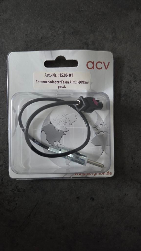 ACV Antenneadapter Fakra A(m)>DIN(m) passiv 1520-01, Ophalen, Zo goed als nieuw