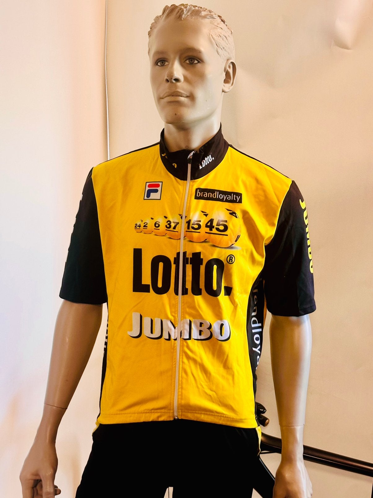 Wielrenkleding wielrenshirt fietsshirt fila maat XL Gaba, Ophalen of Verzenden, Zo goed als nieuw, XL, Bovenkleding