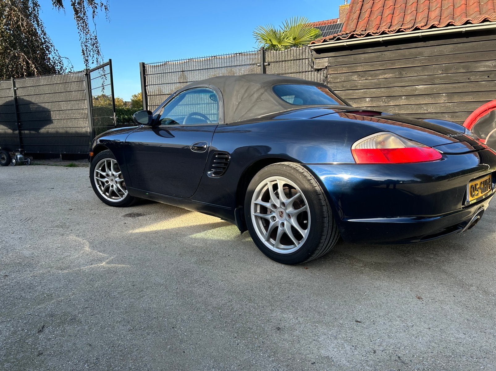 Porsche Boxster 2.7 facelift, 1345 kg, Cabriolet, Blauw, Bedrijf