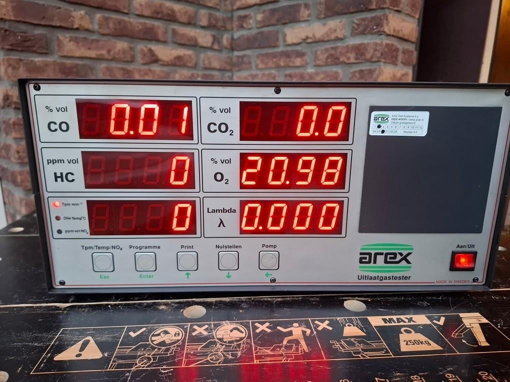 Arex 40-D 4-gastester, Auto diversen, Ophalen