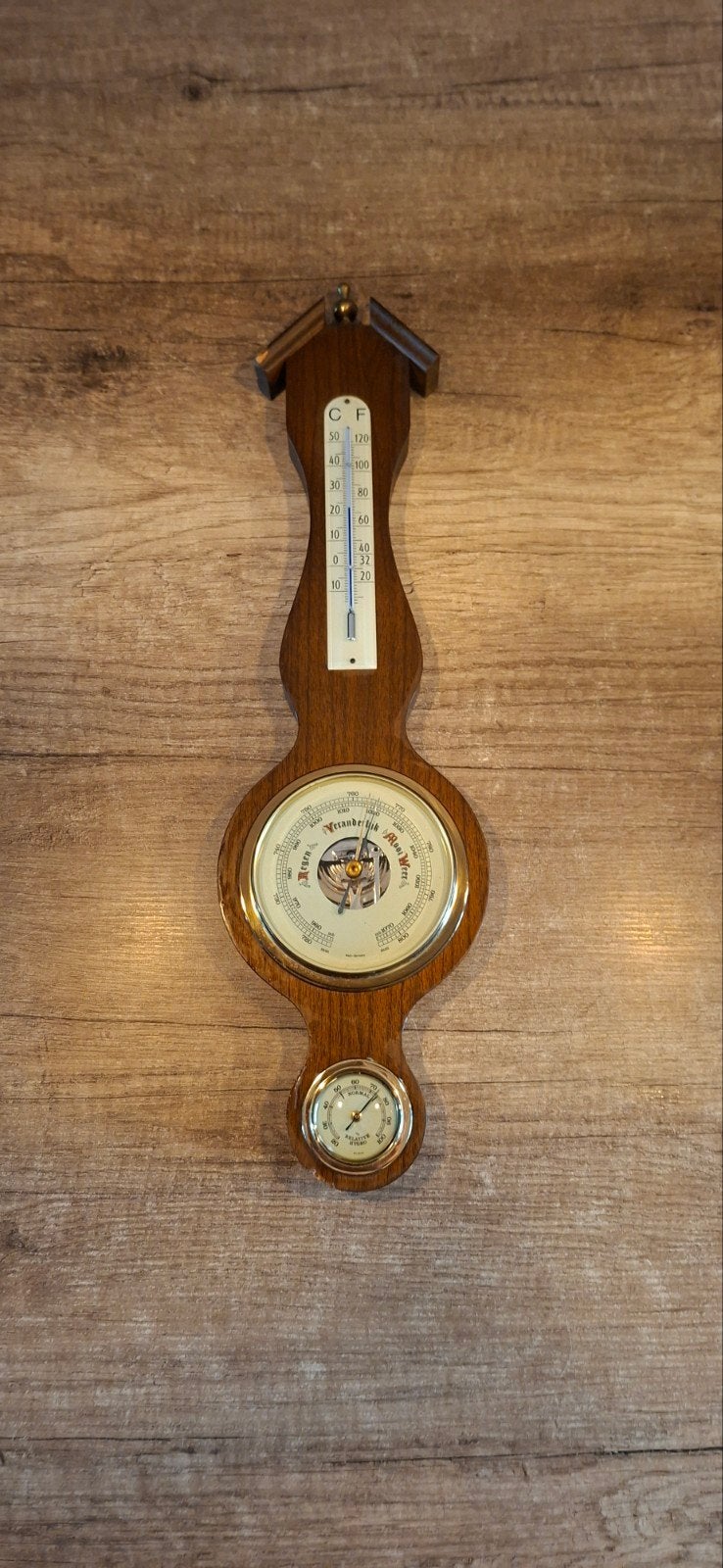 Vintage weerstation!, Ophalen of Verzenden, Gebruikt, Weerstation