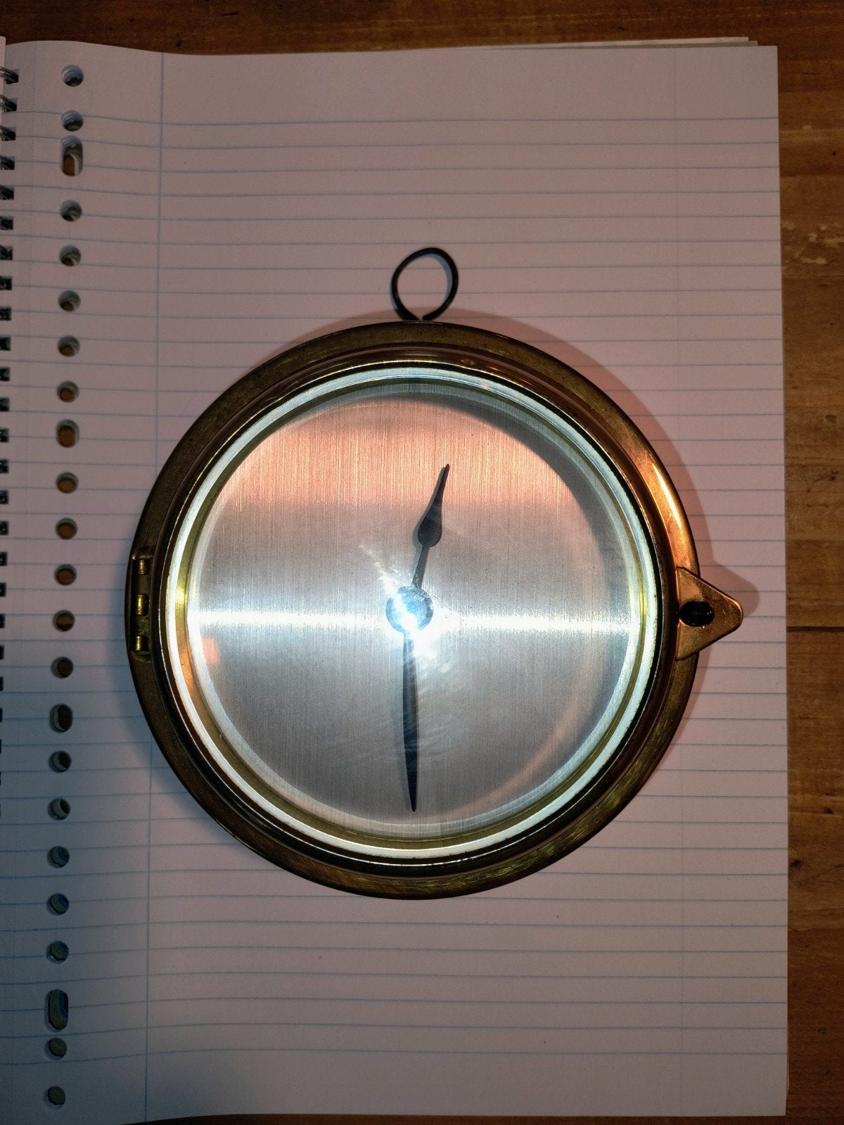 Vintage Scheepsklokje / Barometer - Messing, Antiek en Kunst, Ophalen of Verzenden